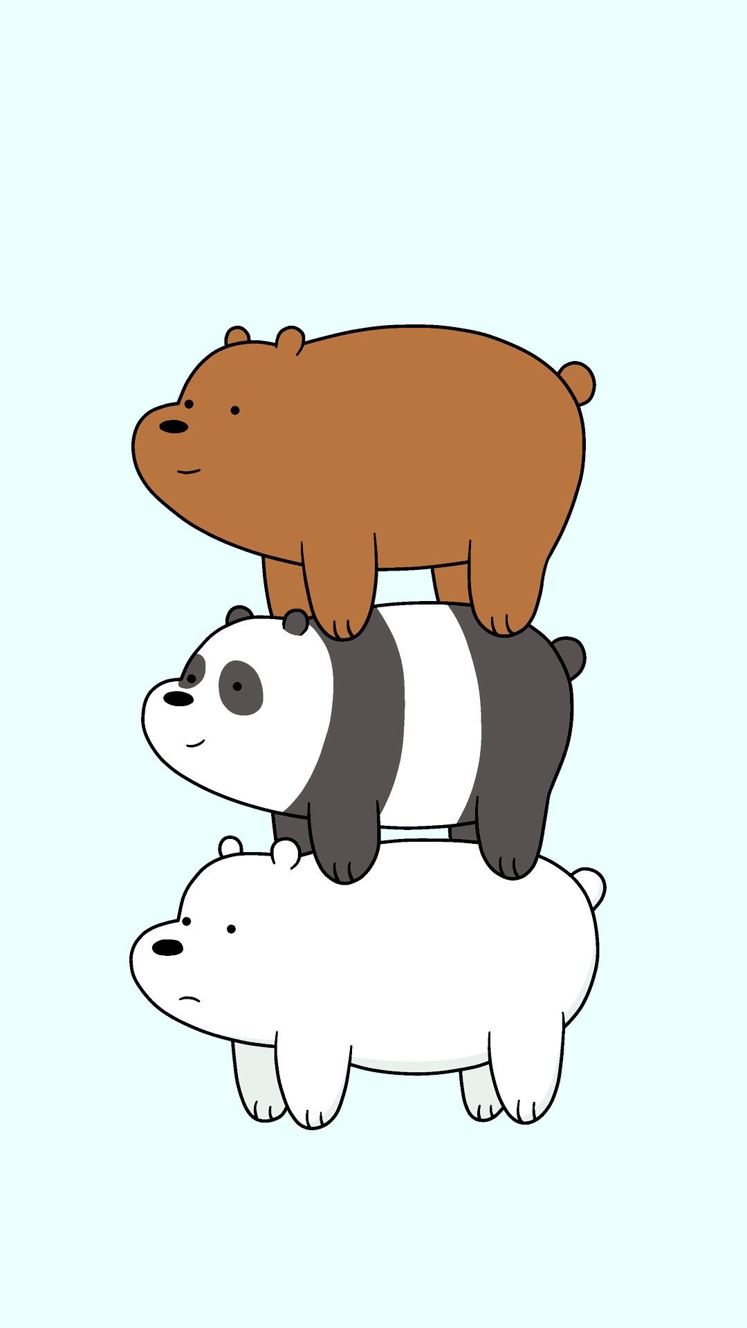 1080x1920 We Bare Bears Wallpaper, Phone