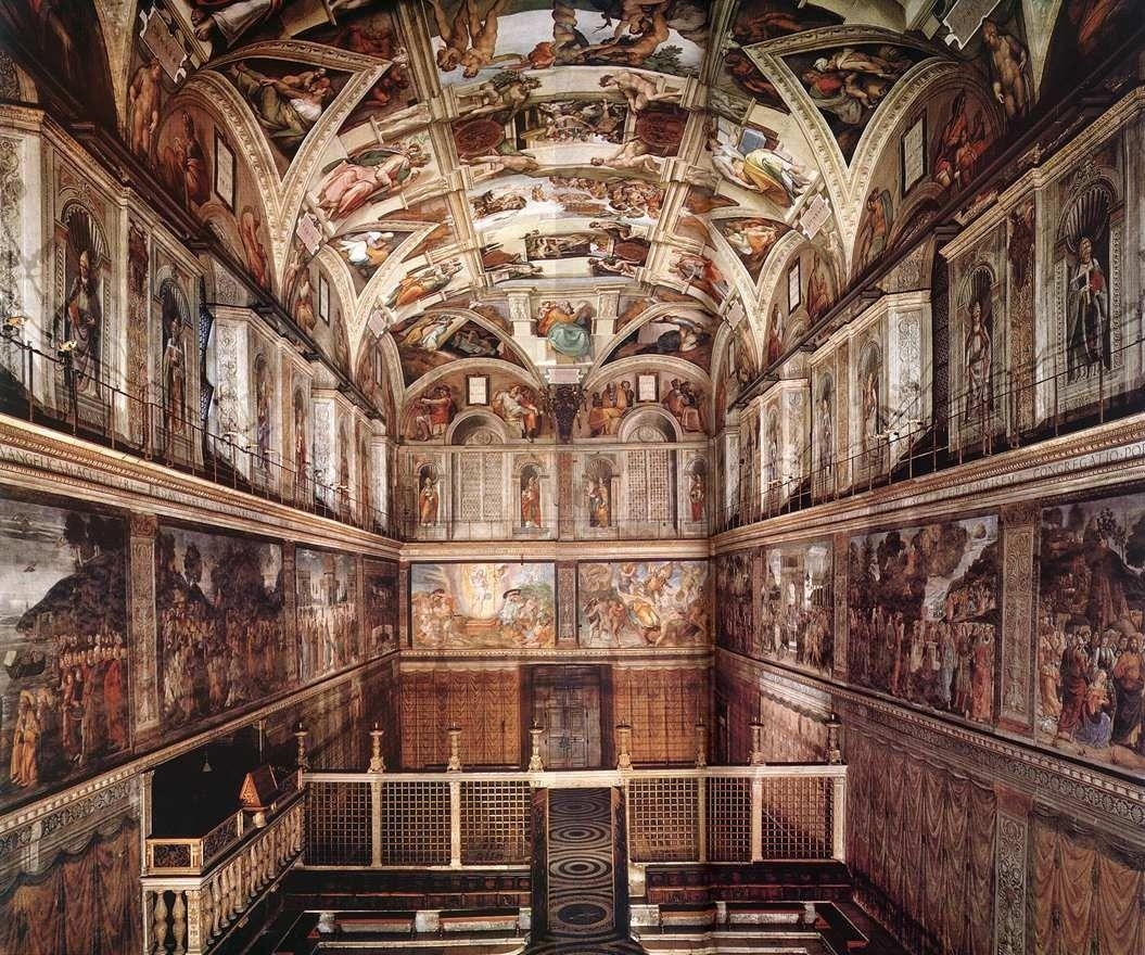 1060x880 Sistine Tag wallpaper: Sistine Chapel Michelangelo Vatican, Desktop