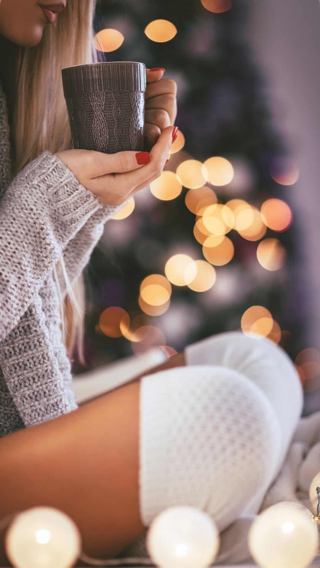 1080x1920 Free Christmas Wallpaper iPhone Background Aesthetic also for Zoom, Phone