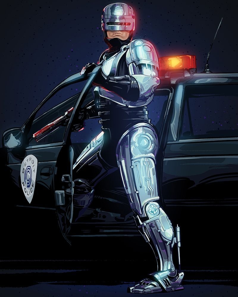 800x1000 Robocop' Metal Poster Abakumov. Displate. Pôsteres de filmes, Desenhos da tv, Marvel vingadores, Phone