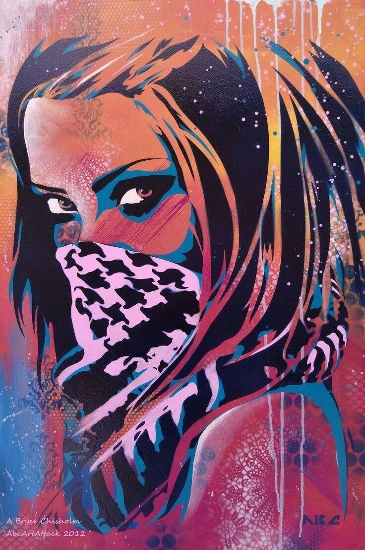 740x1110 Hioster gangster girl with mask #free #wallpaper #graffiti #girl, Phone