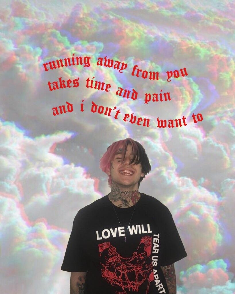 820x1030 made a lil peep wallpaper earlier if ya'll are at all, Phone