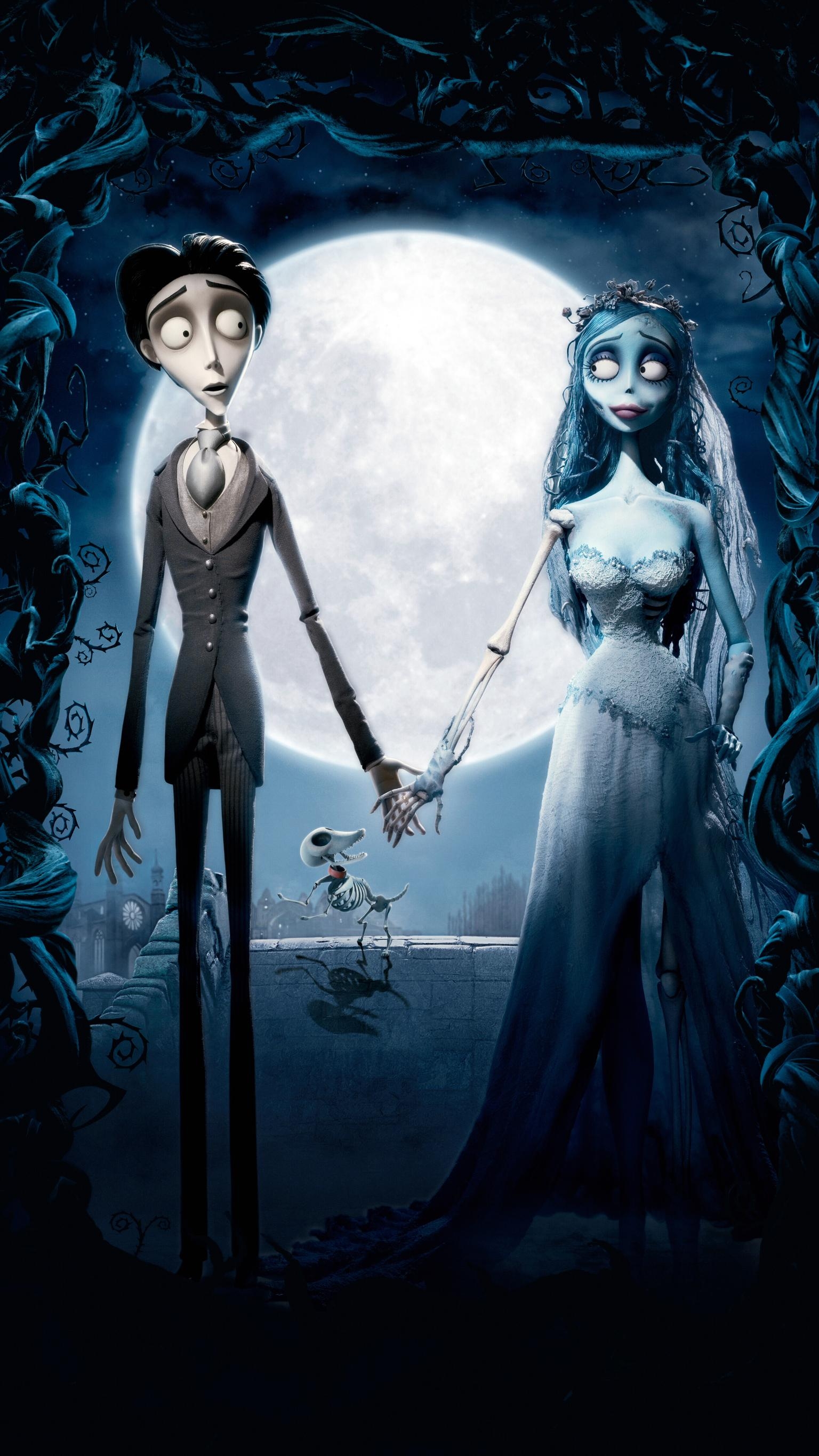 1540x2740 Corpse Bride (2005) Phone Wallpaper, Phone