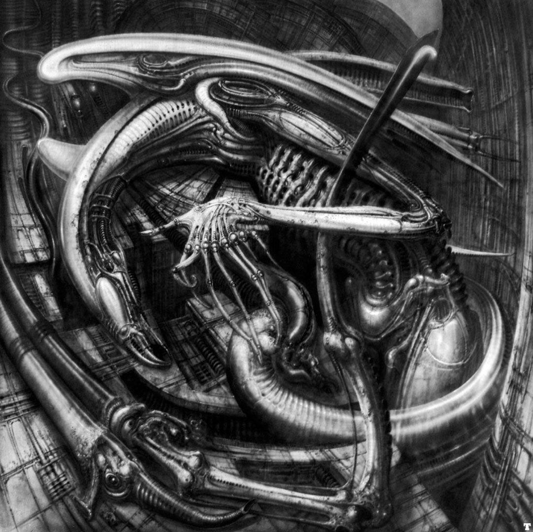 1090x1080 Alien Monster Iv Fiction H R Giger, Desktop