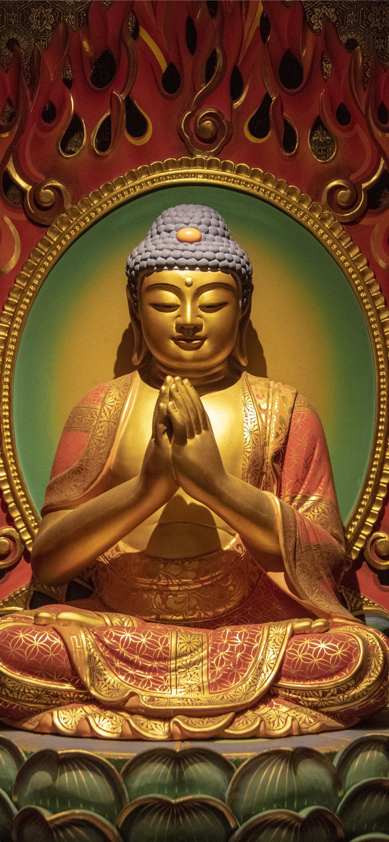 1290x2780 Religious Buddhism HD Cave iPhone Wallpaper Free Download, Phone