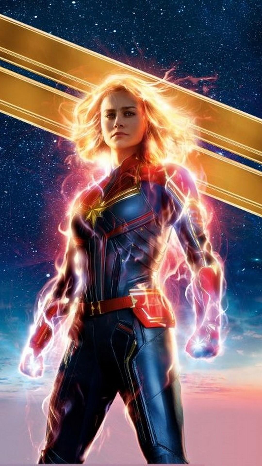 1080x1920 Captain Marvel 2019 iPhone 7 Wallpaper Movie Poster Wallpaper HD, Phone