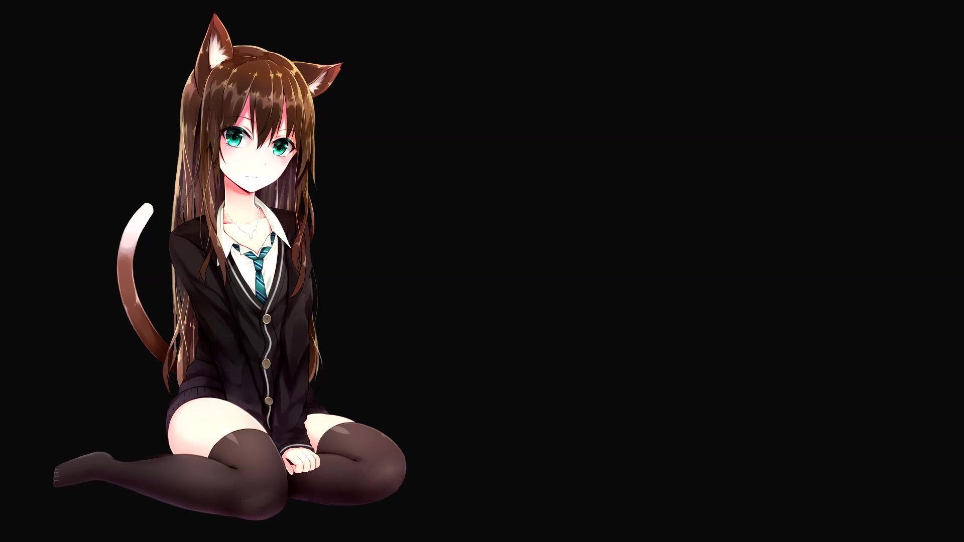 1920x1080 Neko Anime Animated Wallpaper, Desktop