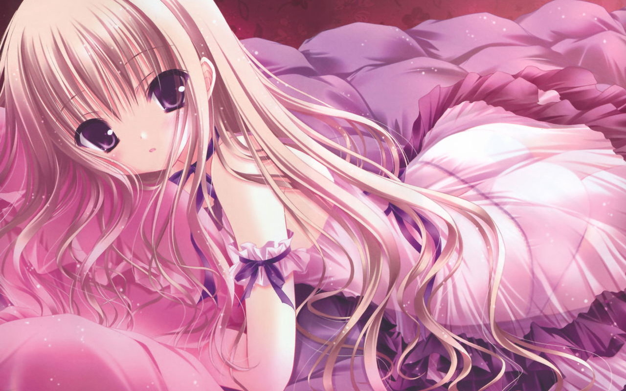 1280x800 Cute girl anime wallpaper, Desktop