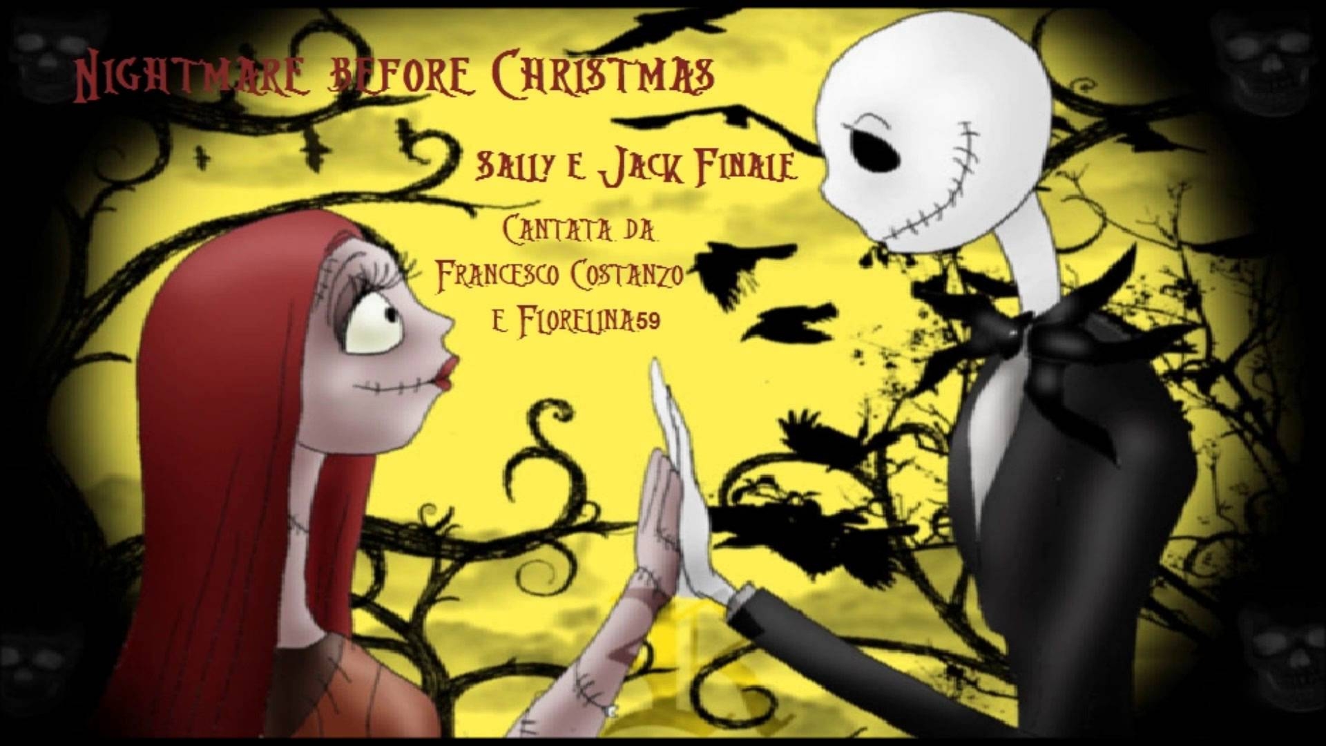 1920x1080 Nightmare before Christmas) Sally e Jack finale (Duetto con, Desktop