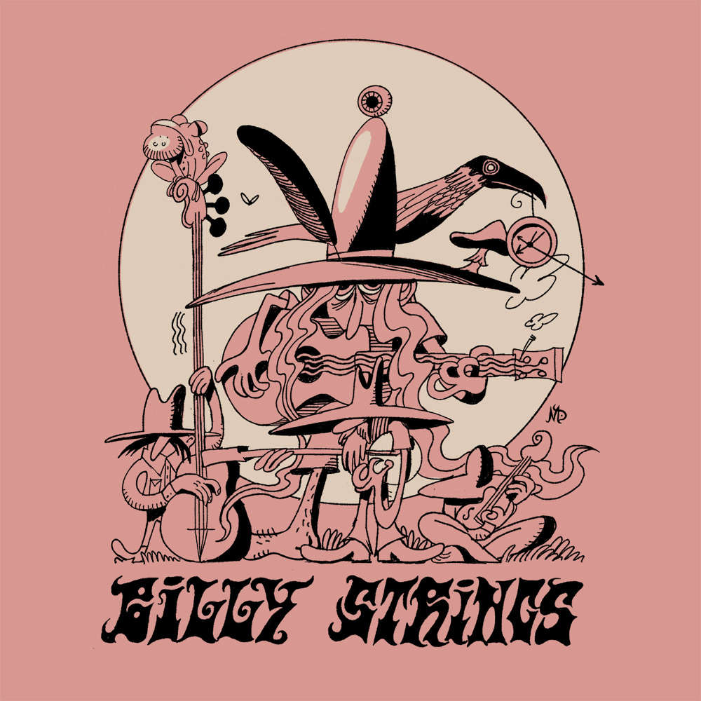 1000x1000 Billy Strings Donders & illustration, Phone