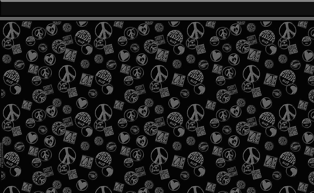 1300x800 image For > Peace And Love Background, Desktop