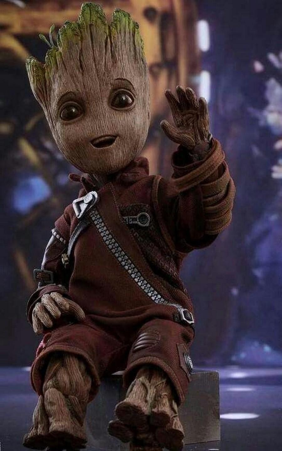 900x1440 Baby Groot Wallpaper, Phone