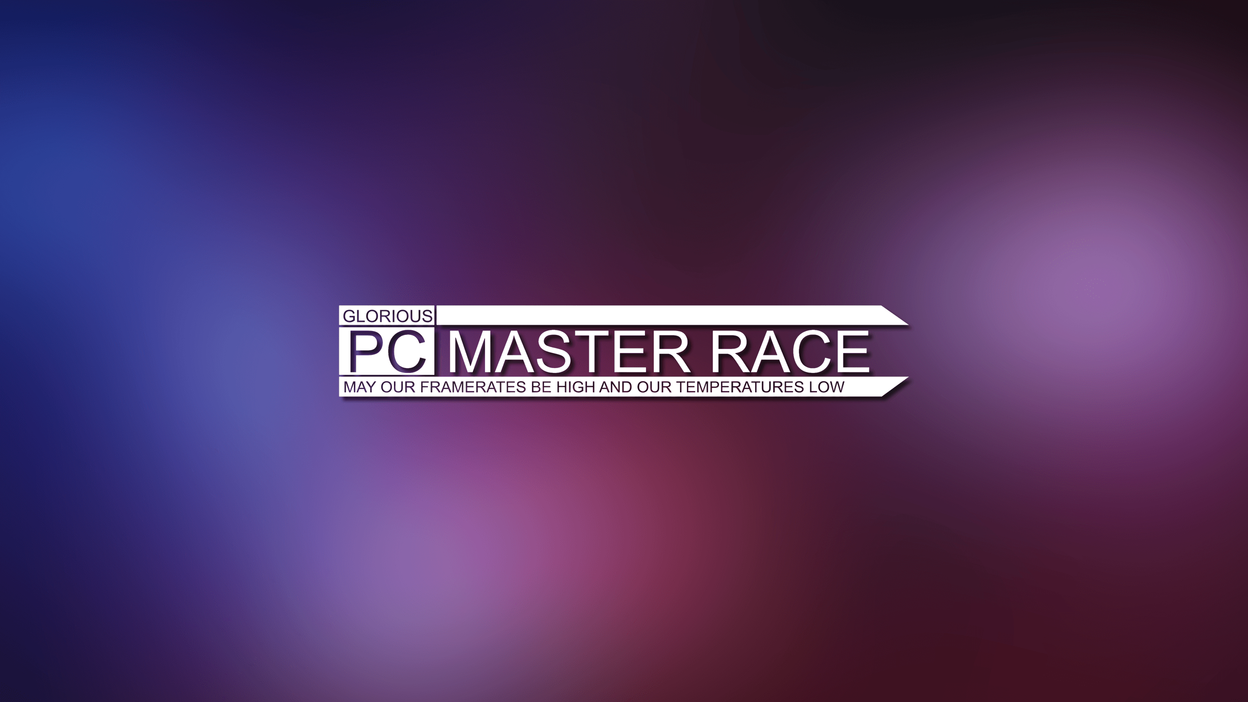 2560x1440 Simple PCMR Wallpaper, Desktop