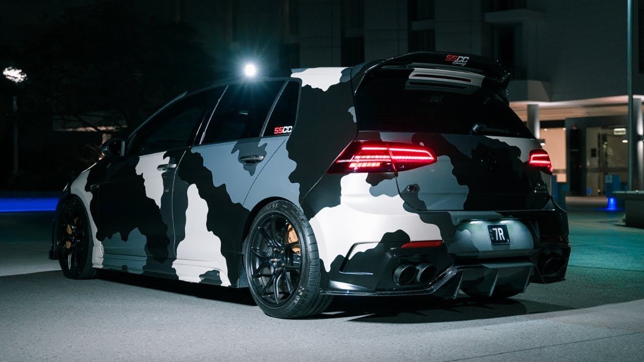 1280x720 The Camo Effect; Volkswagen Golf R (MK7)K, Desktop