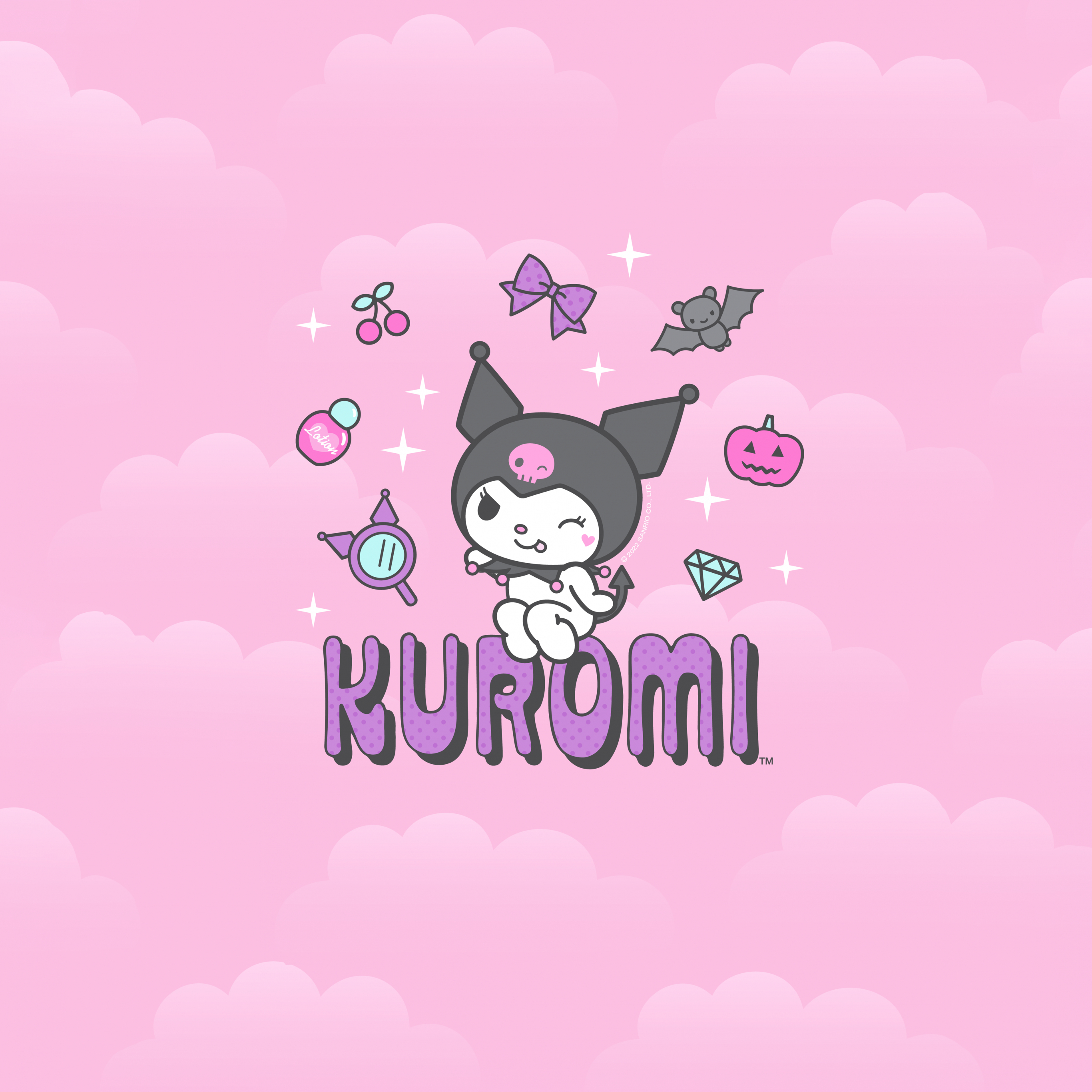 2740x2740 Kuromi Wallpaper 4K, Cartoon, Hello Kitty, Phone