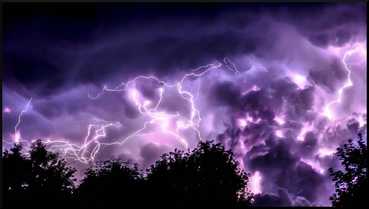 1280x730 Lightning, Purple, And Wallpaper Image Lightning Clouds HD, Desktop