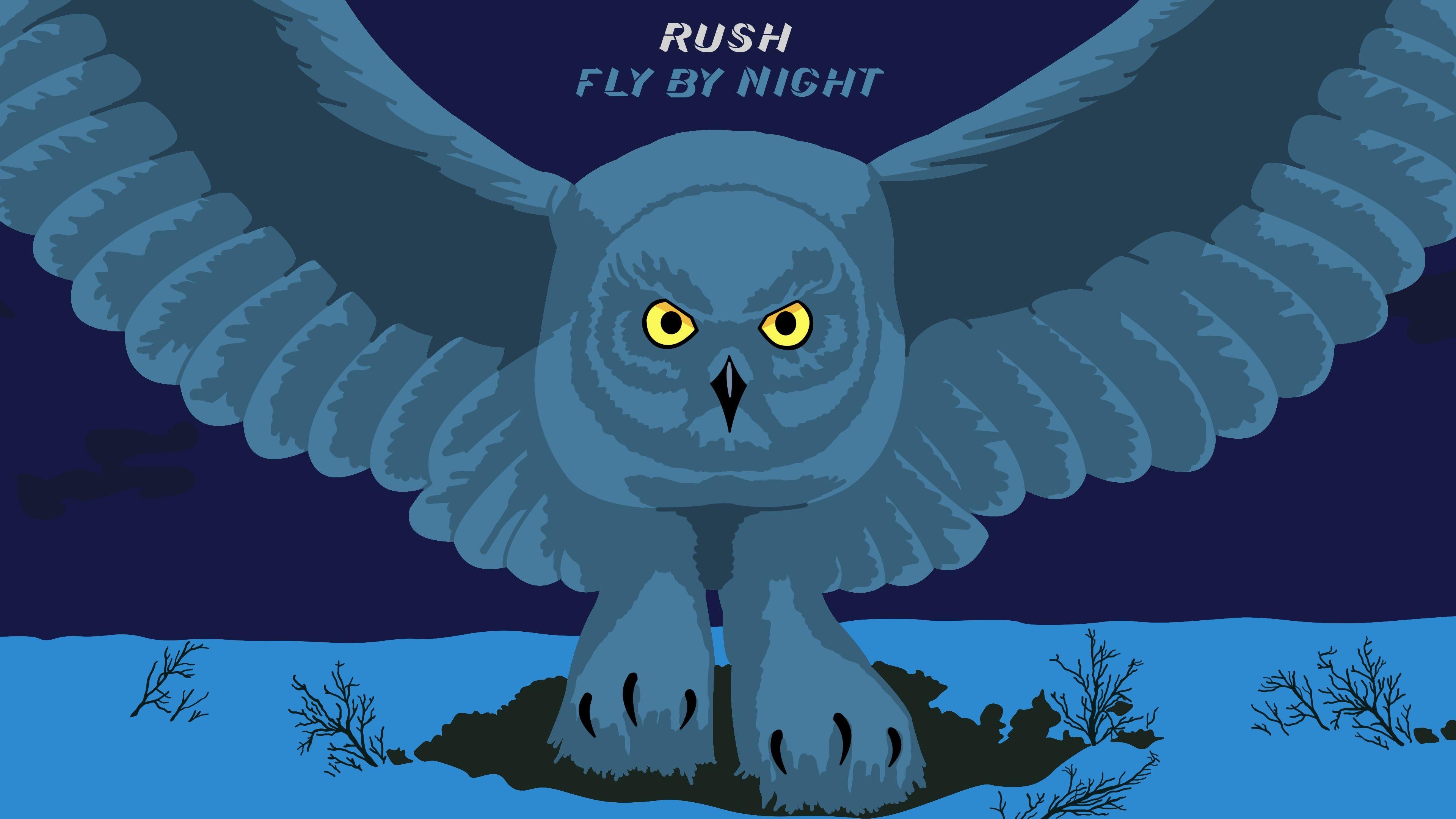 3840x2160 Fly by Night wallpaper, anyone? Made to go with the Windows 10 flat, Desktop