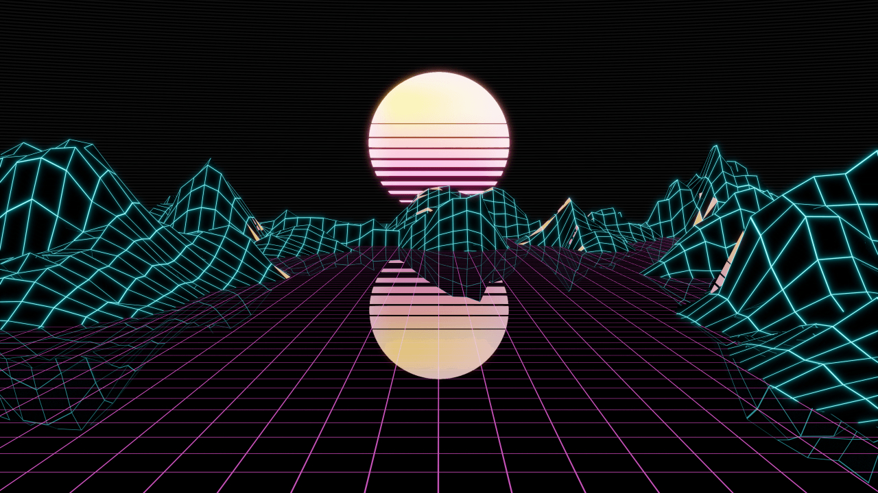 1280x720 Retrowave Wallpaper Wave Wallpaper 720, Desktop