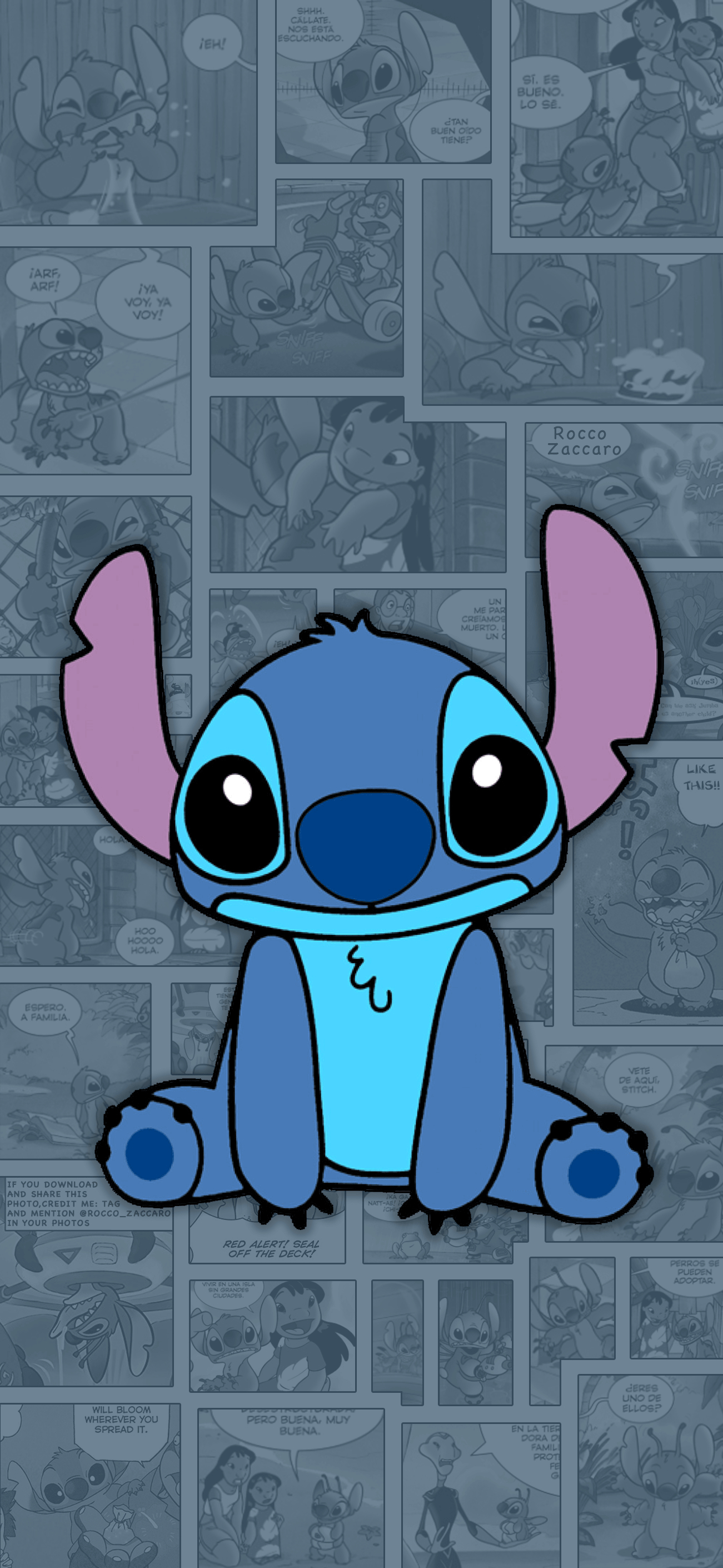 1310x2820 Stitch Wallpaper, Phone