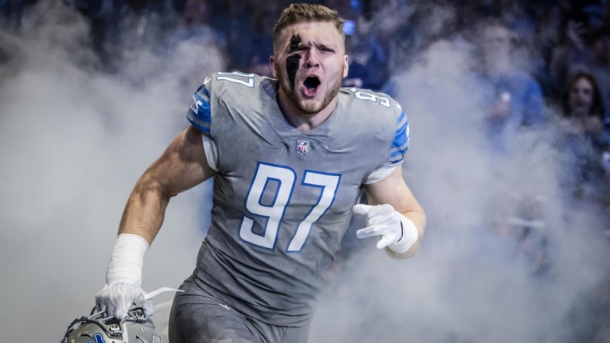 1200x680 Former Michigan Football Star Aidan Hutchinson Making Franchise History With Detroit Lions Illustrated Michigan Wolverines News, Analysis and More, Desktop