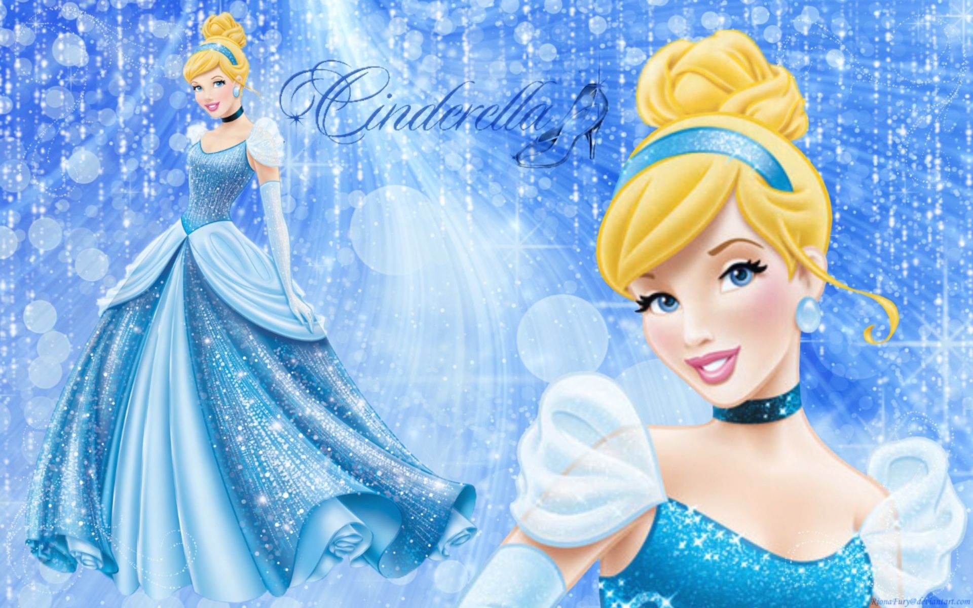 1920x1200 Beautiful Cinderella Disney Princess Cartoon HD Wallpaper, Desktop