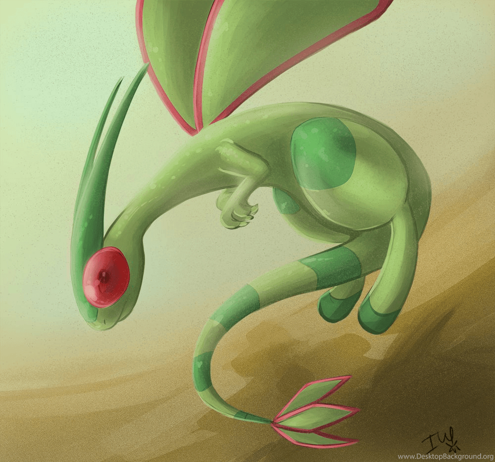 1000x940 Pokemon Challenge Day 11 :Flygon: By IscaRedspider, Desktop