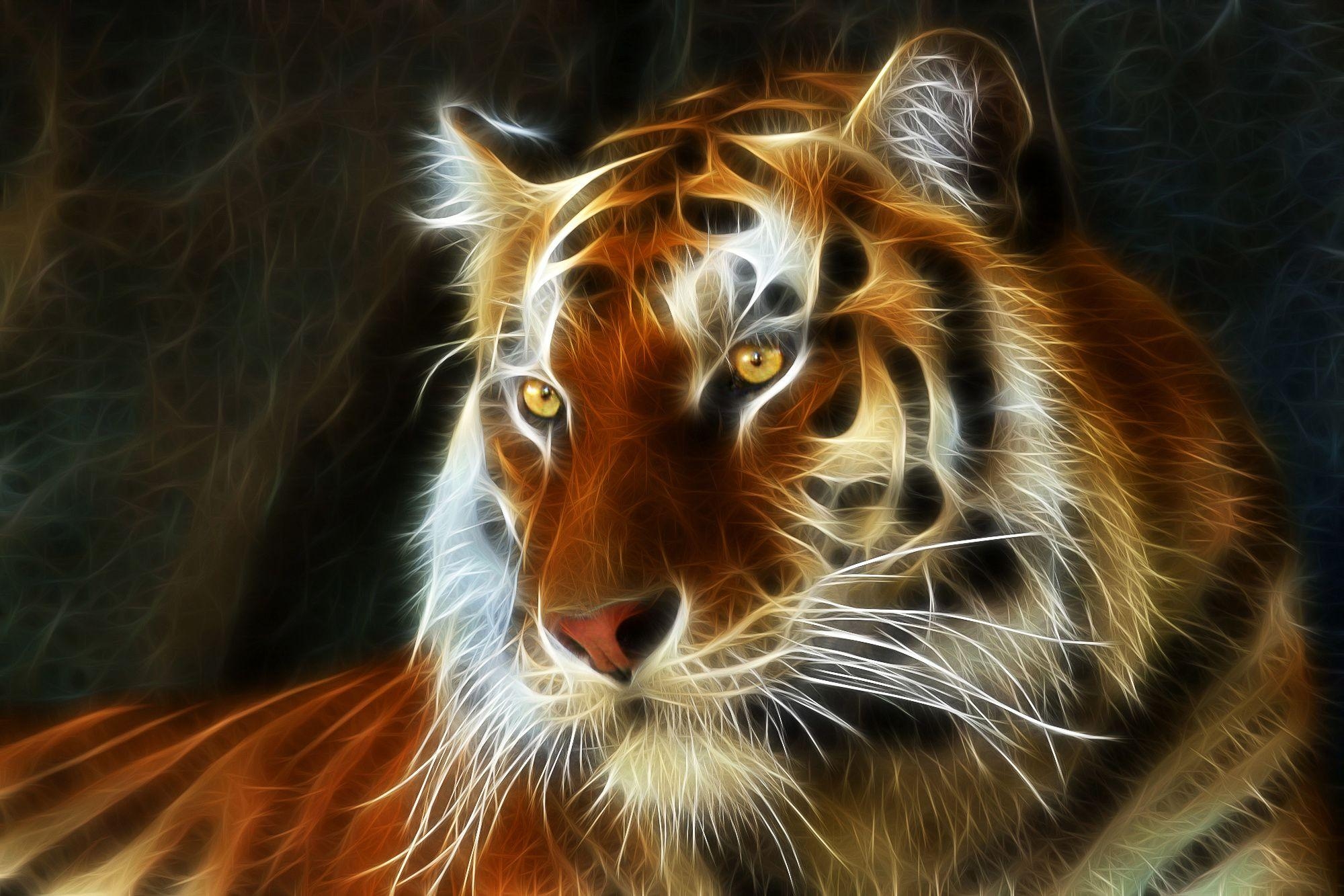 2000x1340 Tiger Image 3D Free Download > SubWallpaper, Desktop