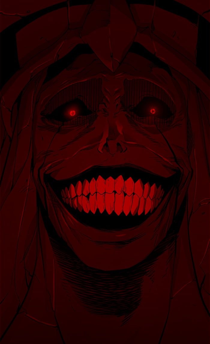 700x1150 Creepy Dark Evil Anime Art, Phone