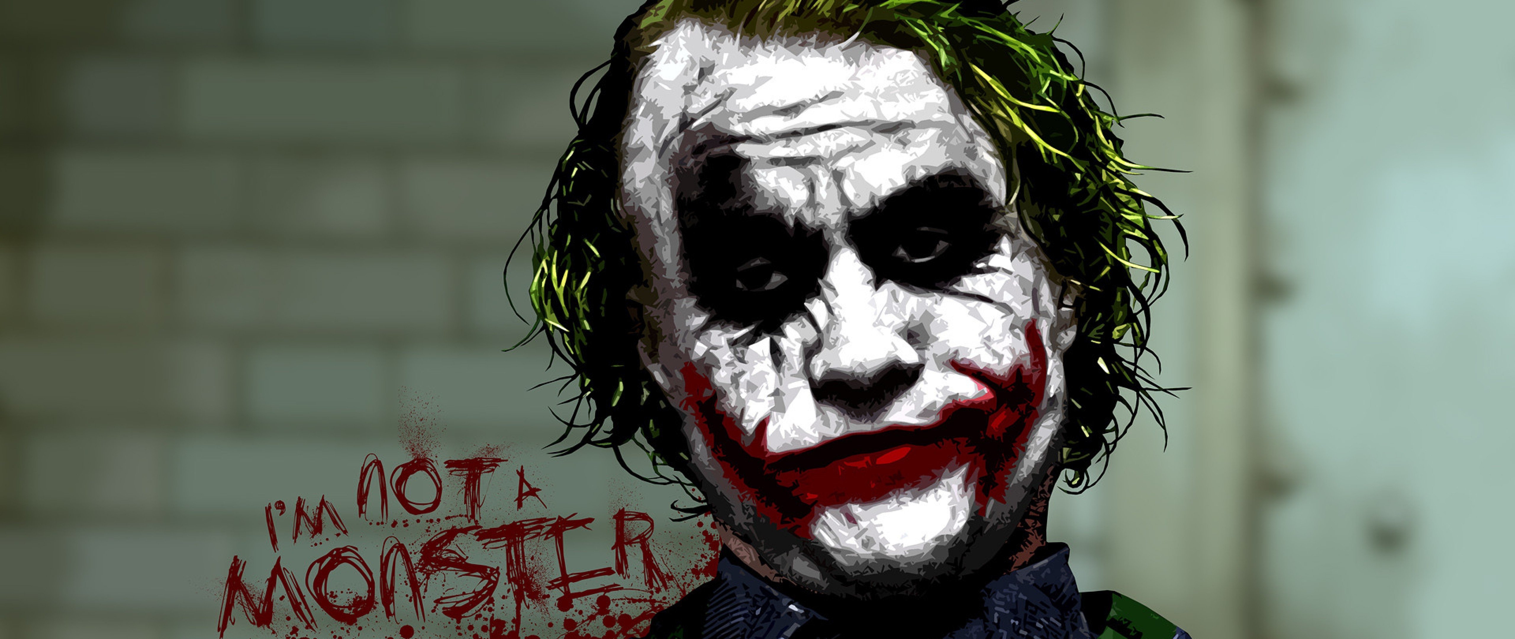 5120x2160 Joker Wallpaper Ultra Wide, Dual Screen