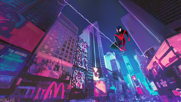 610x340 Spider Man Miles City Wallpaper, HD, Desktop