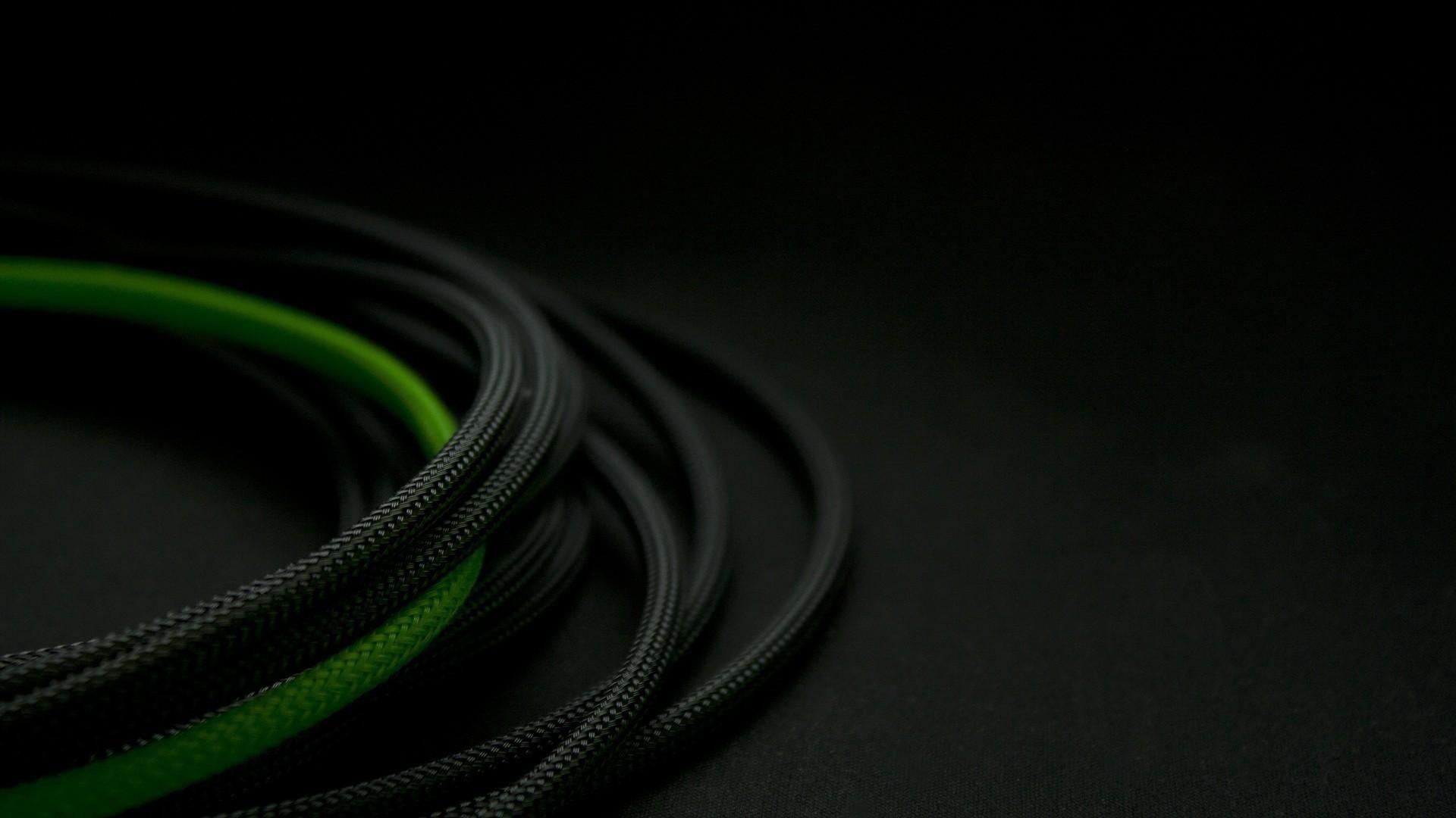 1920x1080 Black cables dark green mesh wallpaper, Desktop