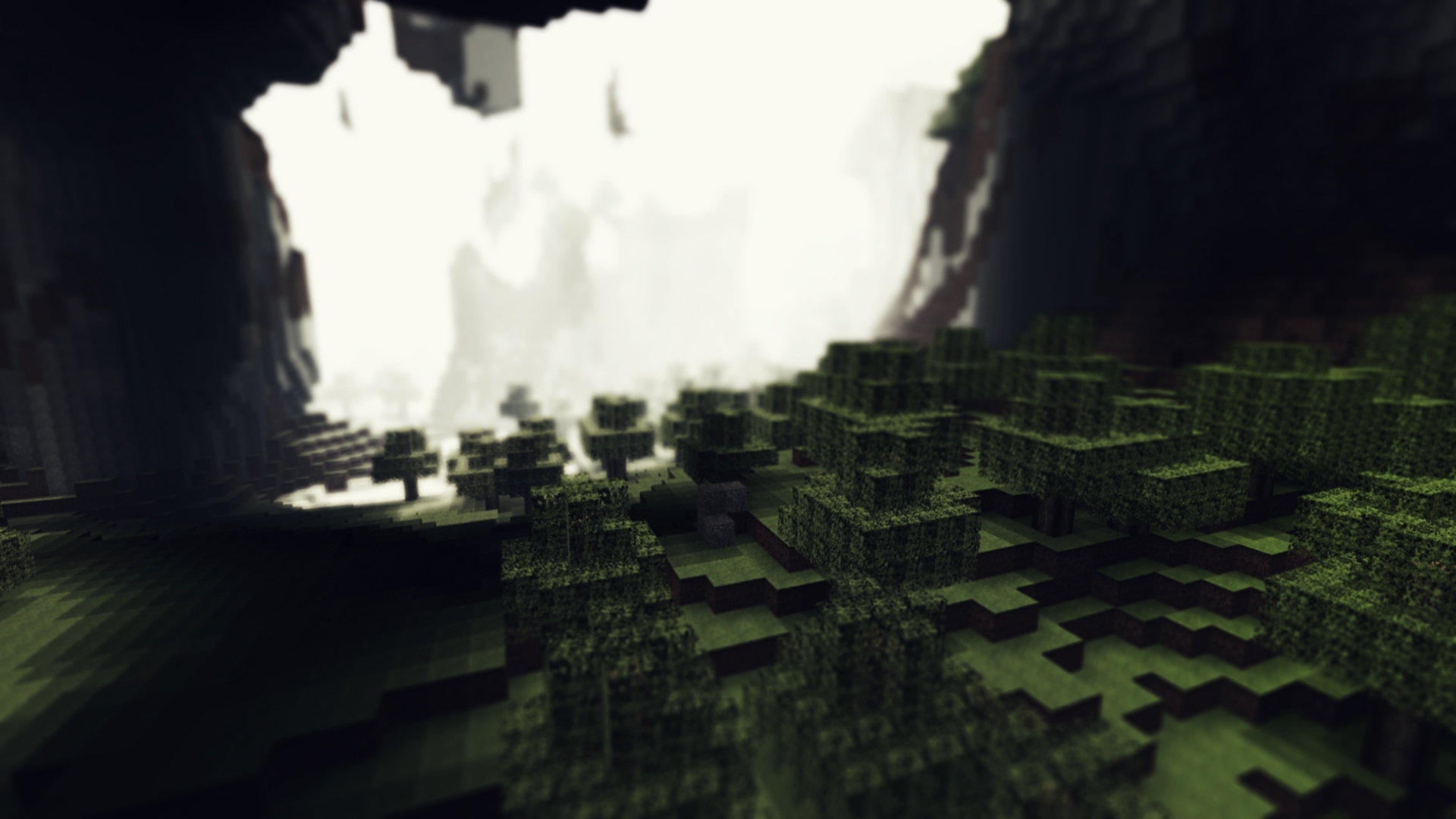 1920x1080 Wallpaper, Minecraft, cave, jungle, ground, Terrain, darkness, screenshot, computer wallpaper, cubes, Desktop