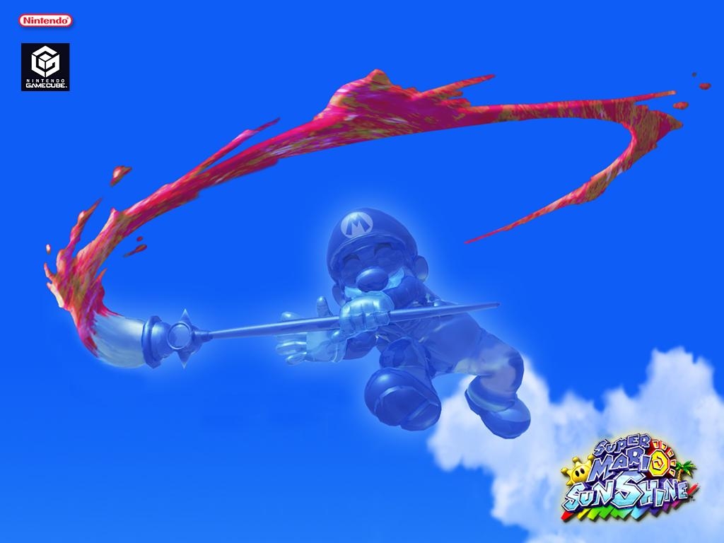 1030x770 Super Mario Sunshine (2002) promotional art, Desktop