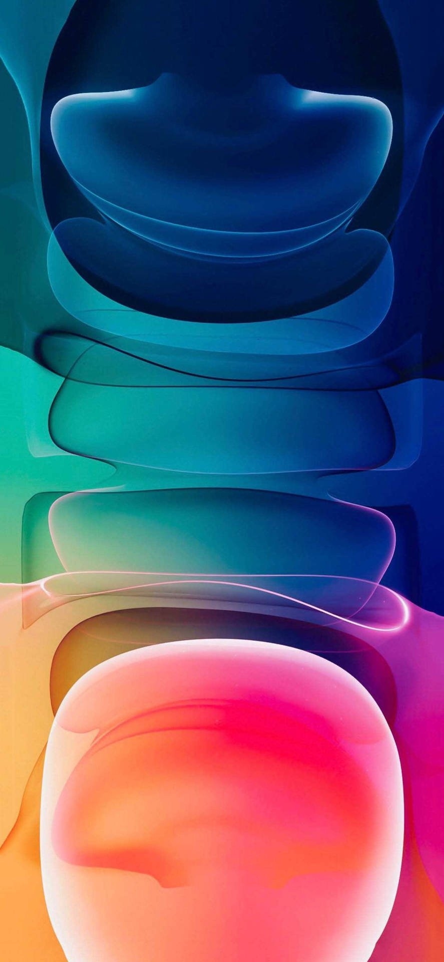 890x1920 Download Ios 15 Abstract Spheres Wallpaper, Phone