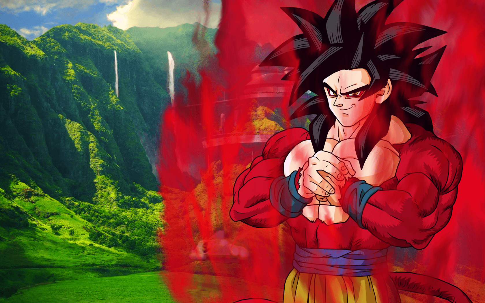 1680x1050 SSJ4 Goku Wallpaper, Desktop