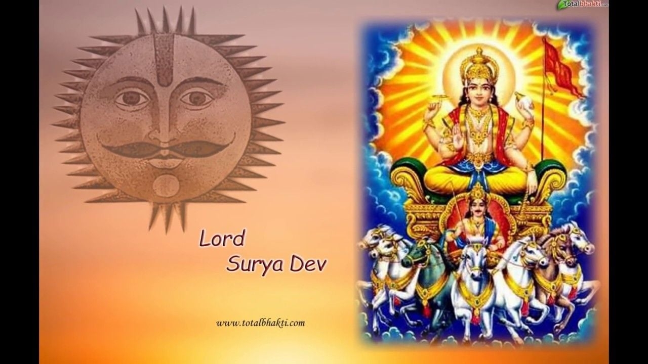 1280x720 Good Morning Wishes With Bhagwan Surya Dev Wallpaper Image, Desktop