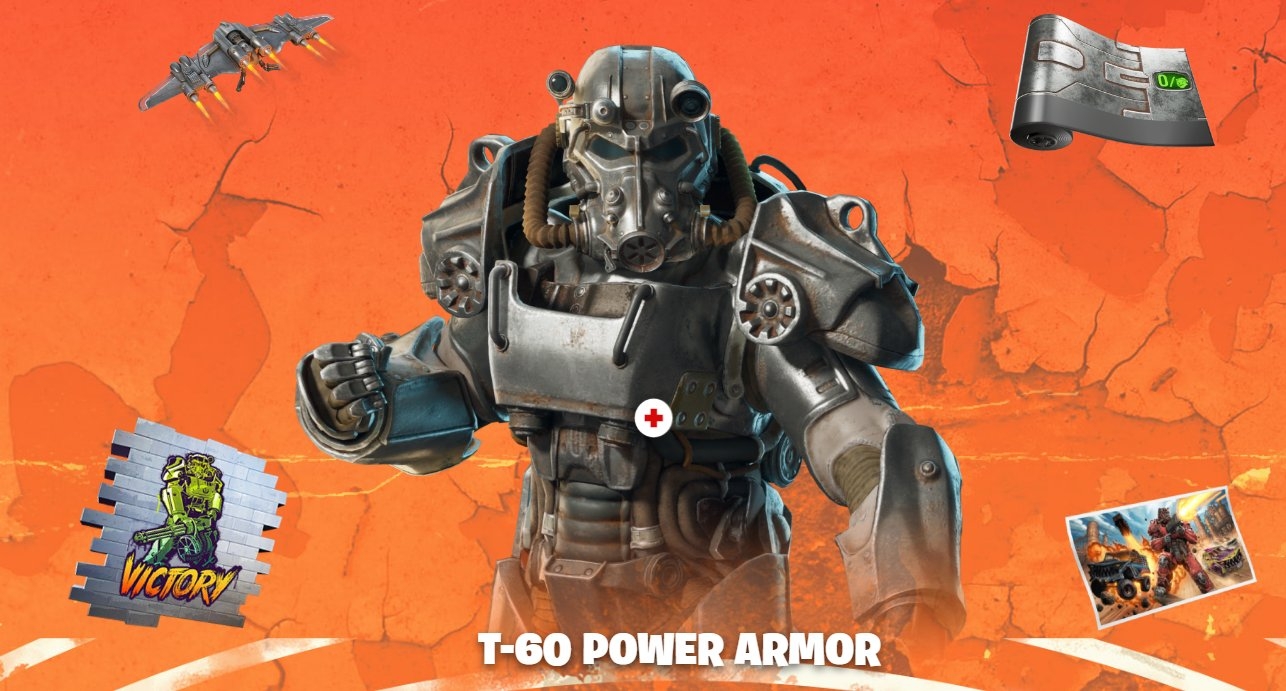 1290x700 T 60 Power Armor Fortnite Wallpaper, Desktop