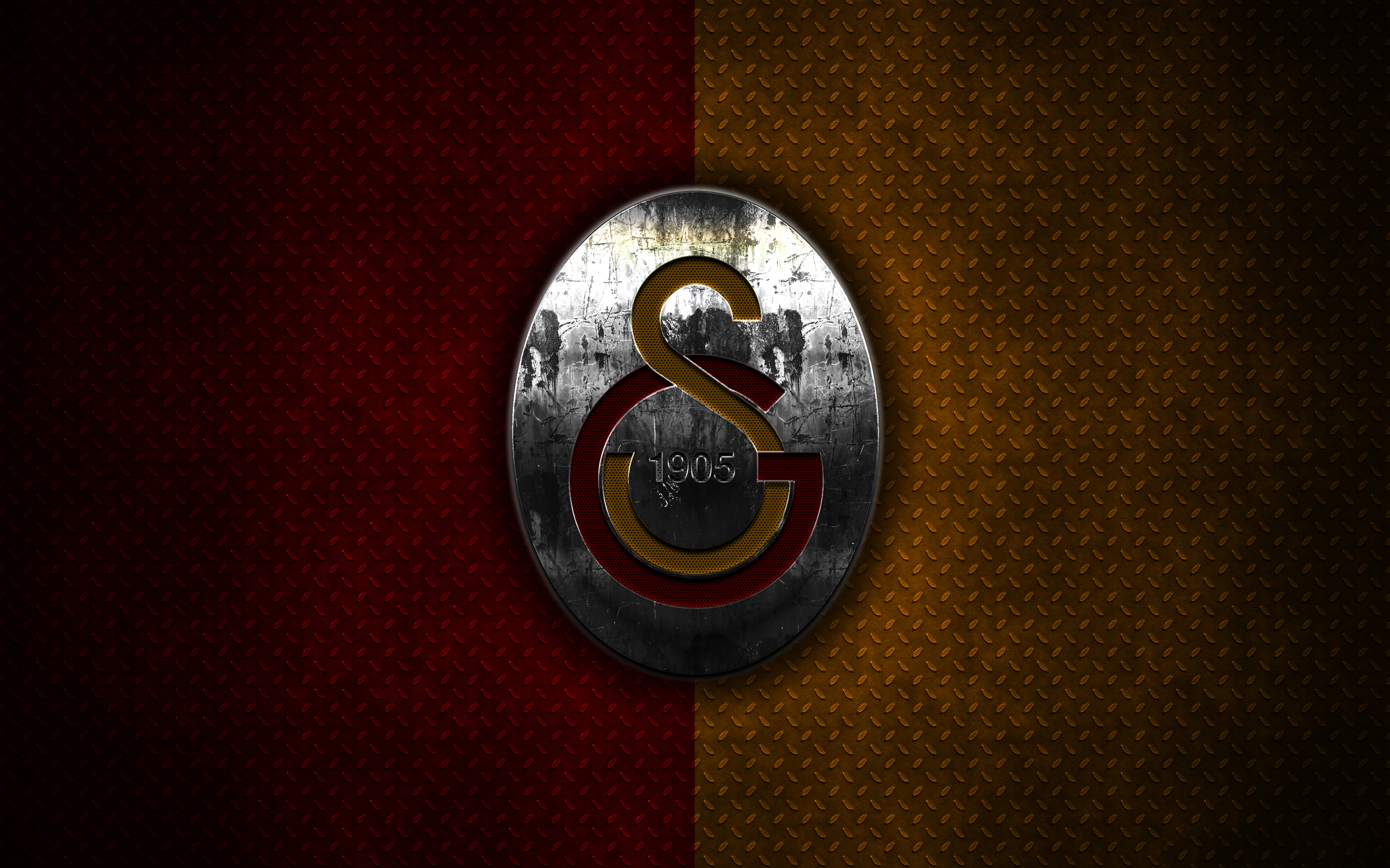 2560x1600 HD desktop wallpaper: Sports, Logo, Emblem, Soccer, Galatasaray S K download free picture, Desktop