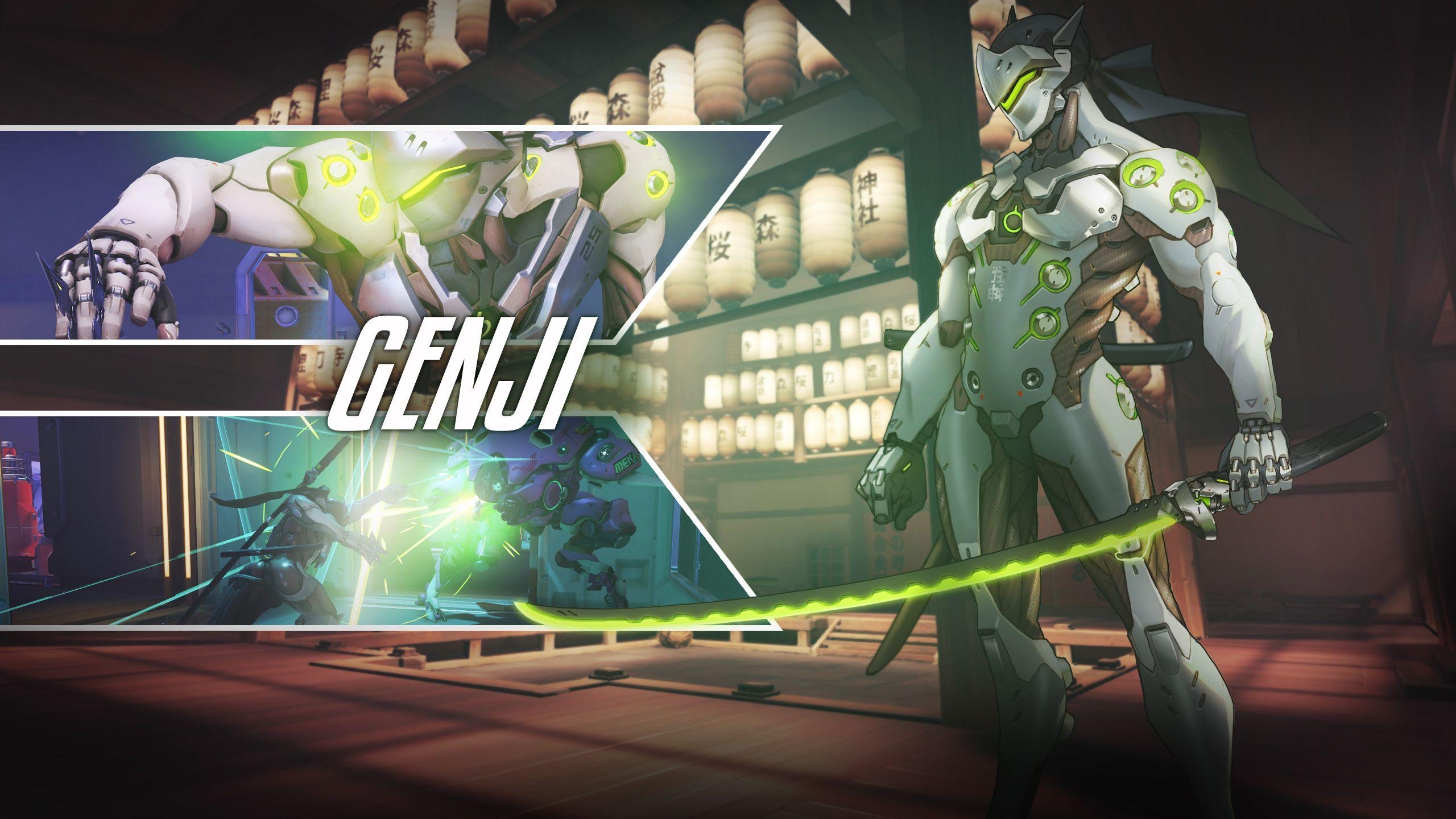 2560x1440 Genji Overwatch Wallpaper, Desktop