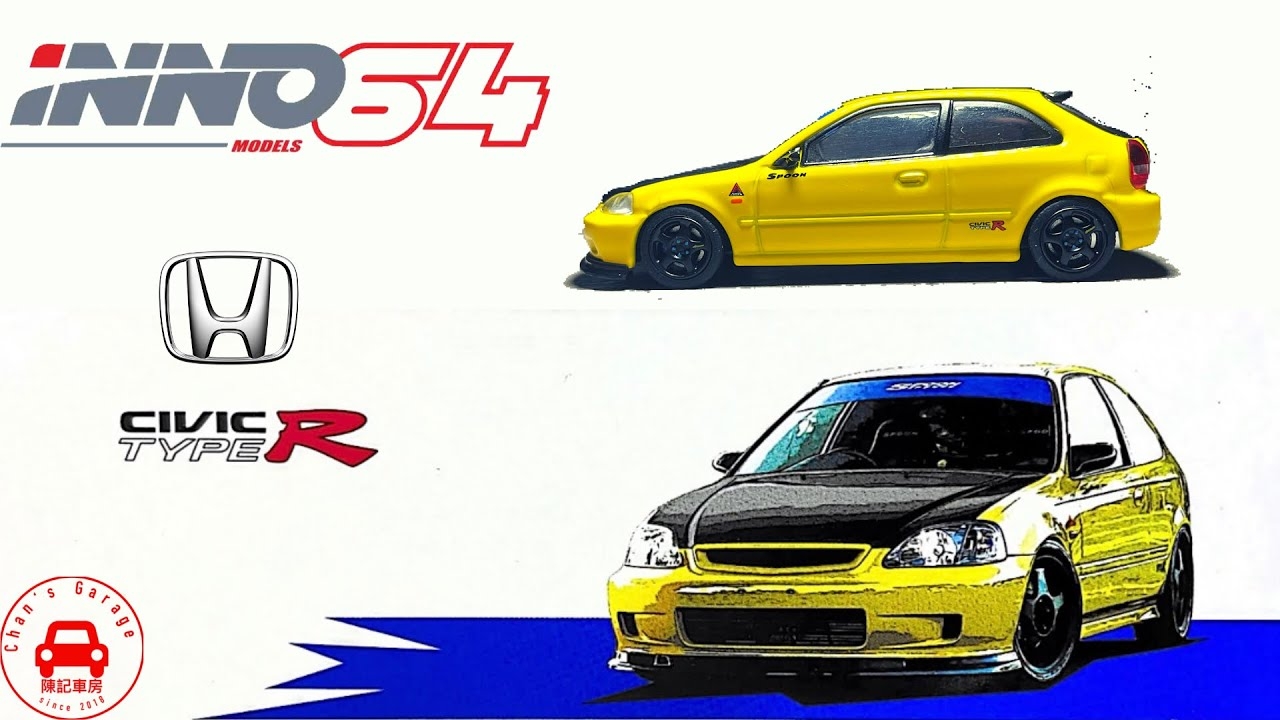 1280x720 64 Inno64 Honda Civic Type R EK9, Desktop