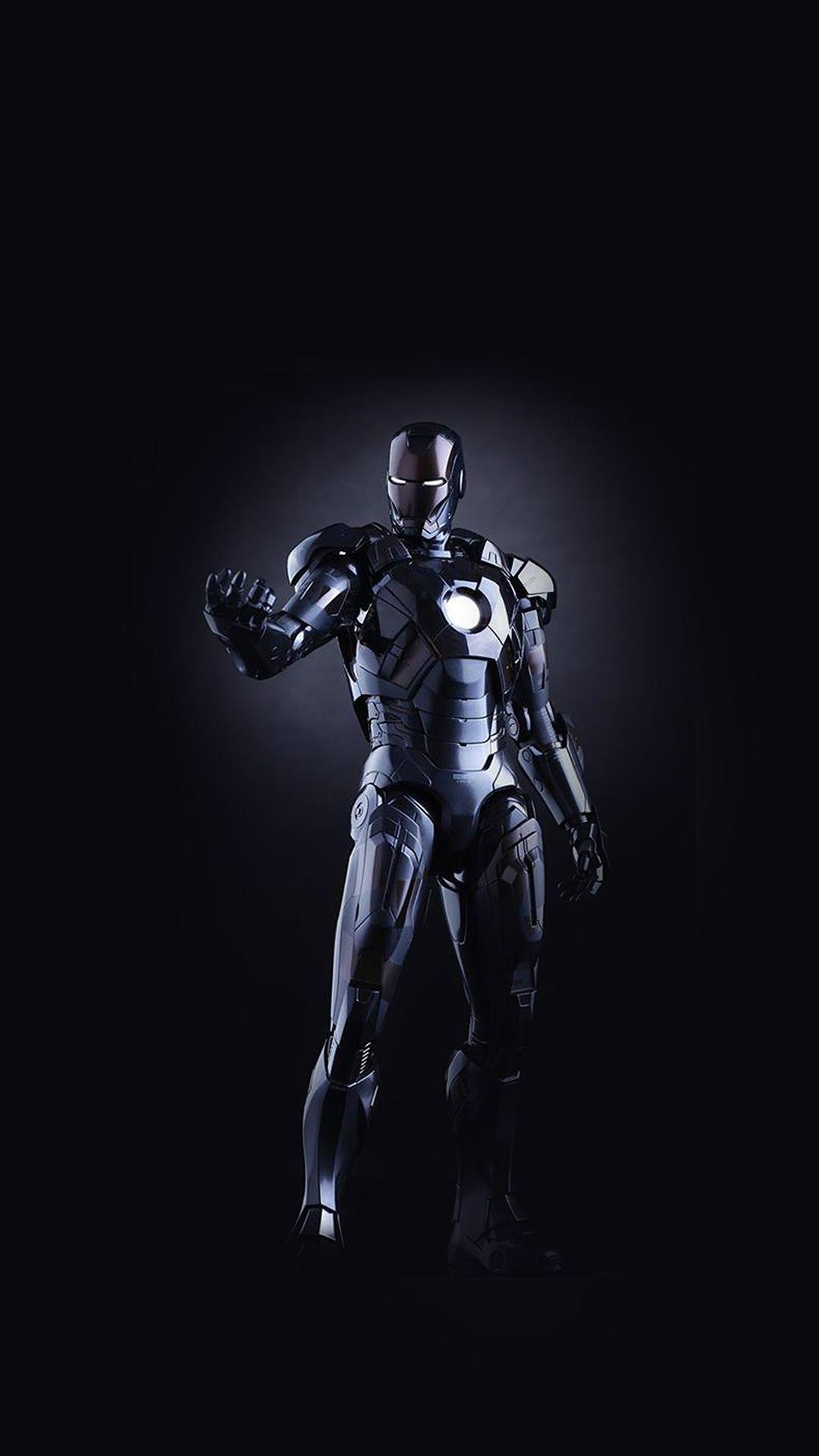 1080x1920 Ironman Dark Figure Hero Art Avengers #iPhone #plus #wallpaper, Phone