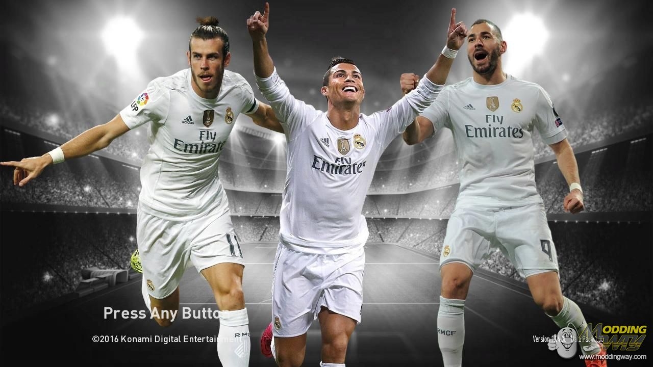 1280x720 Bale Benzema Cristiano Ronaldo (BBC) startscreen Evolution Soccer 2017, Desktop