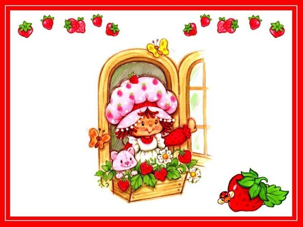 1030x770 Wallpaper Strawberry Shortcake, Desktop