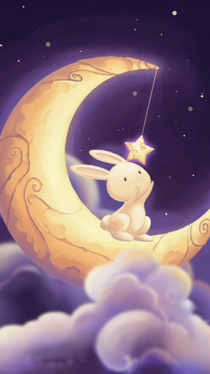 680x1200 Cute Moon Wallpaper HD Wallpaper, Phone