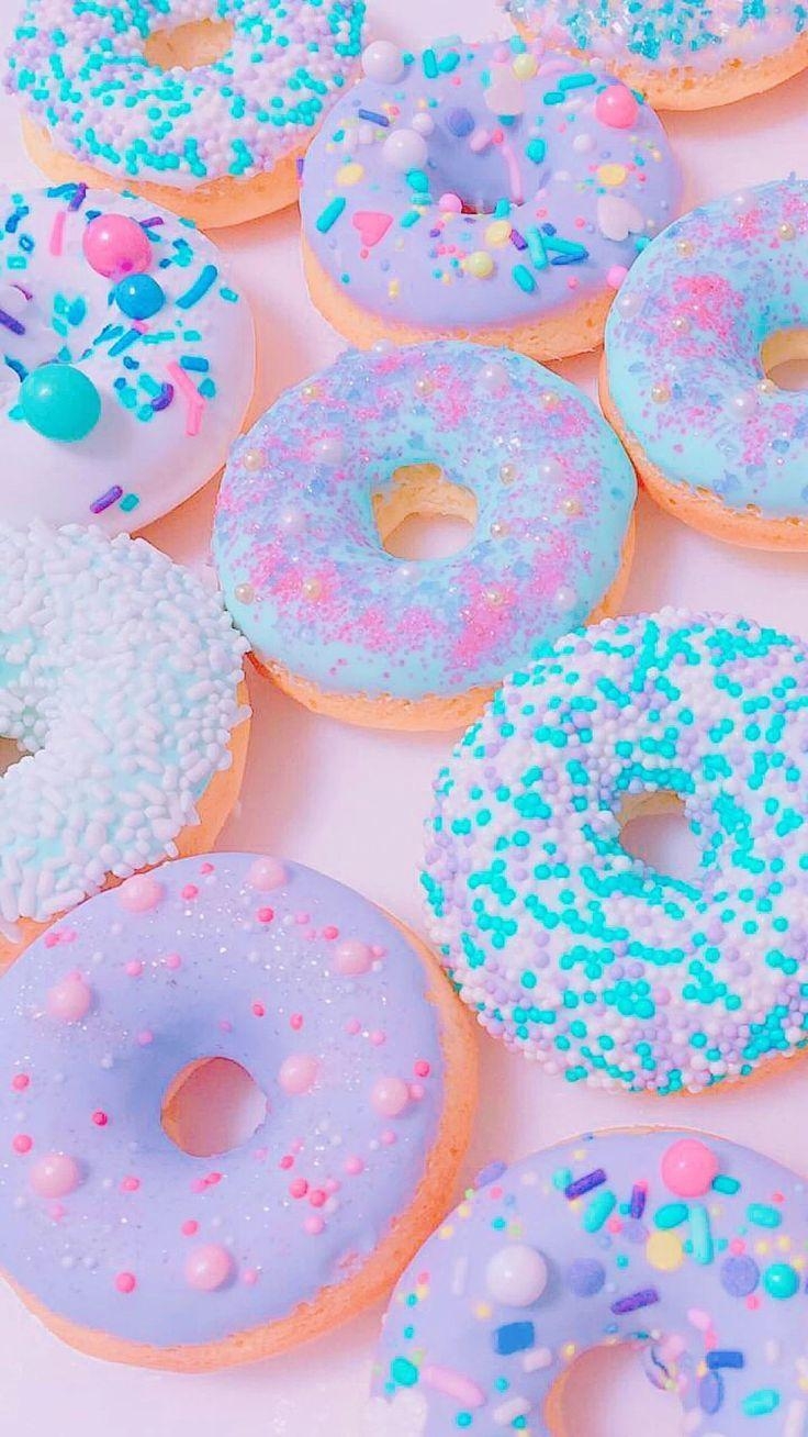 740x1310 unicorn donuts. Cute food wallpaper, Food wallpaper, Unicorn donuts, Phone