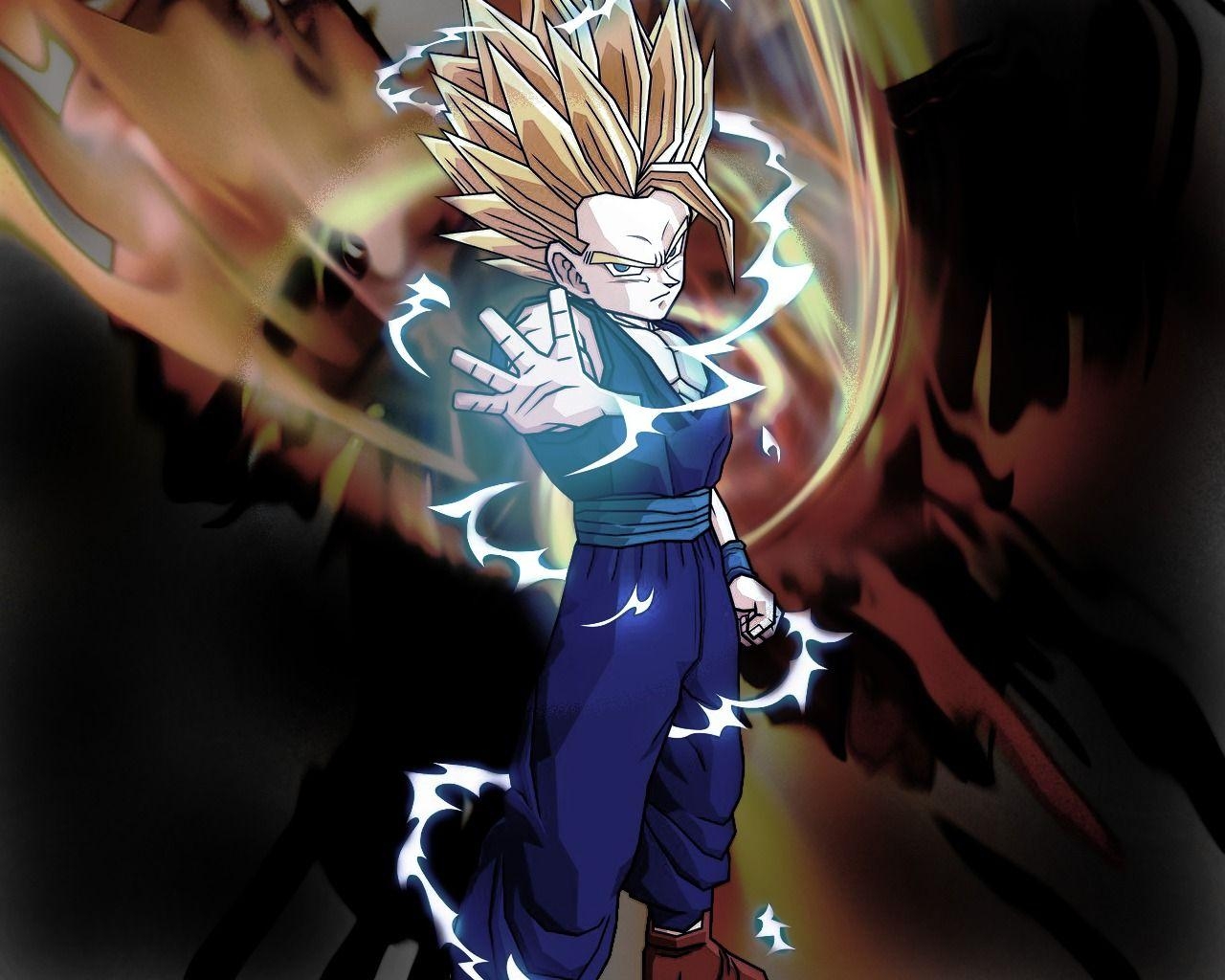 1280x1030 Super Saiyan 2 Teen Gohan, Desktop