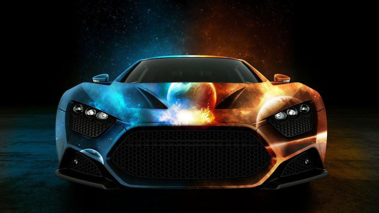 1280x720 Abstract car Wallpaper HD. FIRE AND ICE. Cool, Desktop