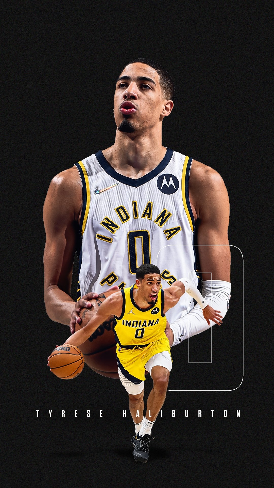 1080x1920 Indiana Pacers - ⚪️⚫️, Phone