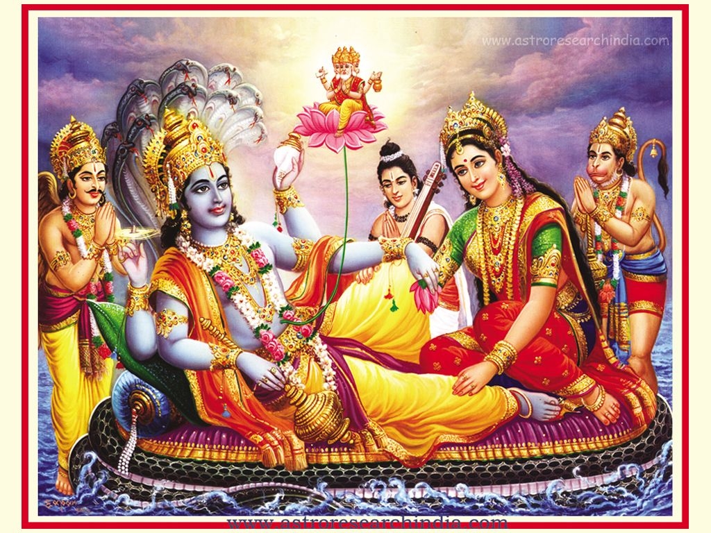 1030x770 Lord Vishnu Family HD Wallpaper, Desktop