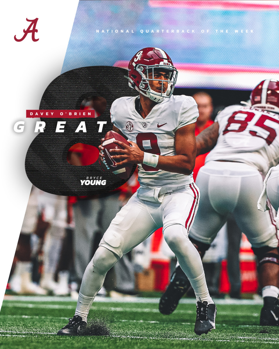 960x1200 Bryce Young Named Davey O'Brien National Quarterback of the Week Illustrated Alabama Crimson Tide News, Analysis and More, Phone